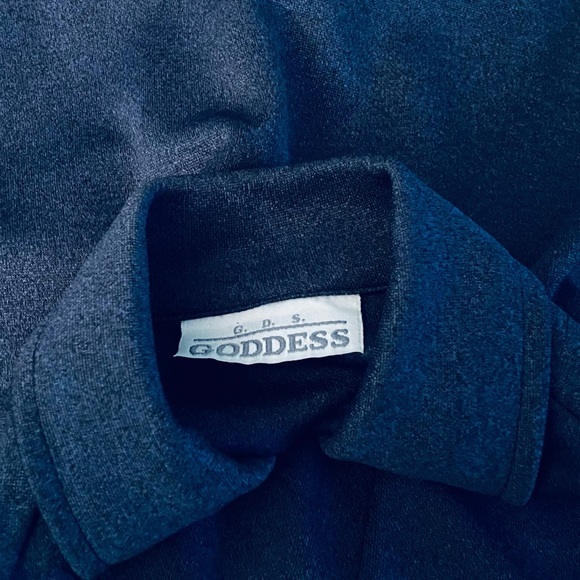 Goddess Lace Up Front Sleeveless Collared Top XL - Picture 5 of 8